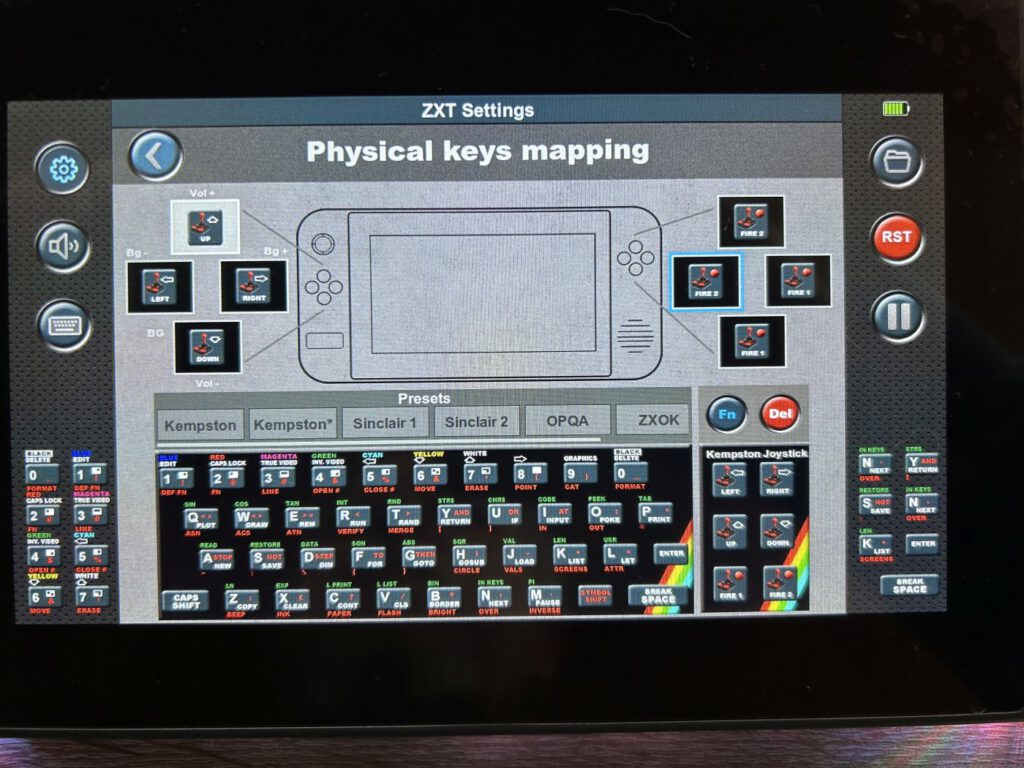 Physical Key Mappings