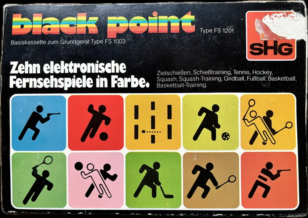 Zehn elektronische Fernsehspiele in Farbe