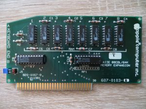 AIIE 80COL/64K Memory Expansion