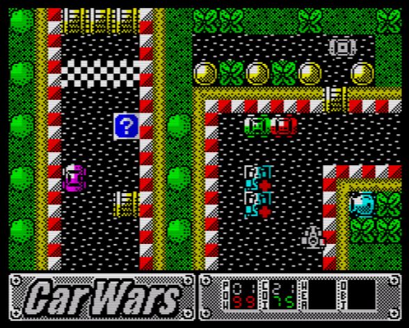 Car Wars 128K - Screen