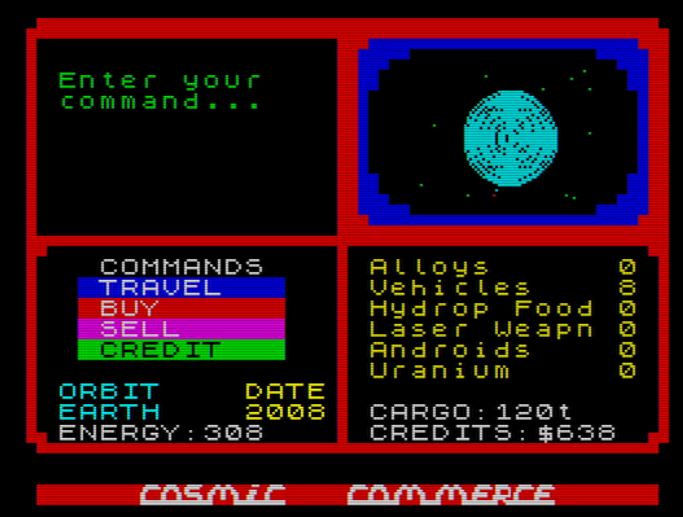 Cosmic Commerce - Screen