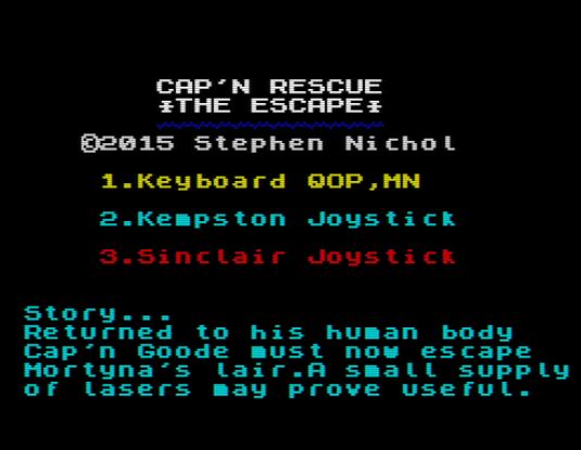 CR2: The Escape [Sinclair ZX Spectrum]