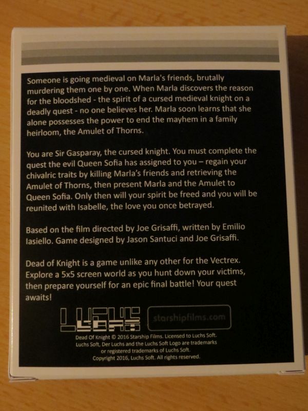 Dead of Knight - Rückseite