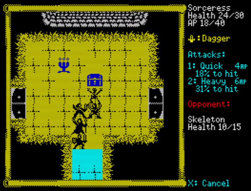 Descending Dungeons - Kampf