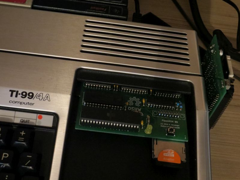 TI99 mit FlashROM 99