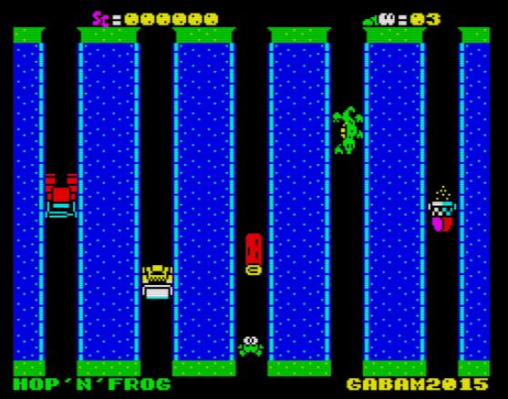Hop 'n'Frog - Screen