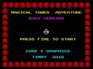 Magical Tower Adventure - Startbildschirm