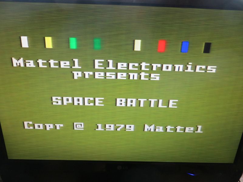 Mattel Intellivision - Einschaltmeldung Space Battle