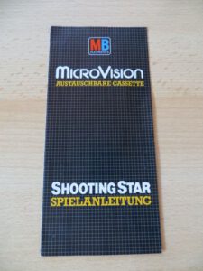Microvision - Shooting Star Spielanleitung