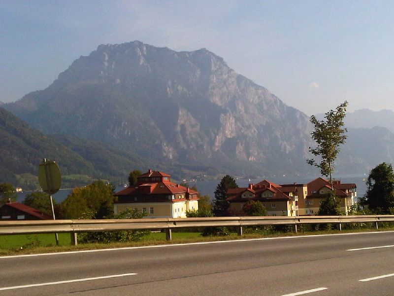 Der Traunstein (1691) am Traunsee