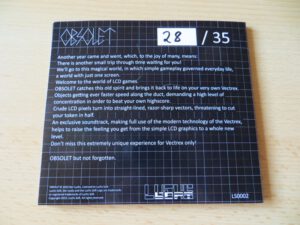 Obsolet - Verpackung Rückseite