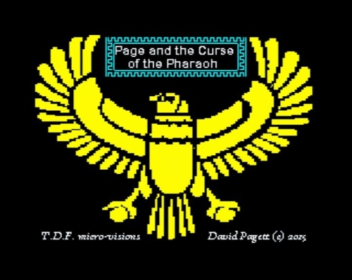 Page and the Curse of the Pharaoh [Retro: Sinclair ZX Spectrum]