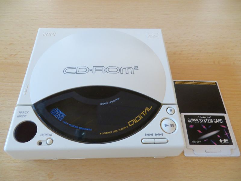 PCEngine CDROM 2 inkl. Super System Card Ver 3 Jungsis Corner