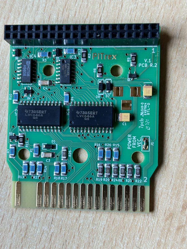 piTrex - Platine Oberseite