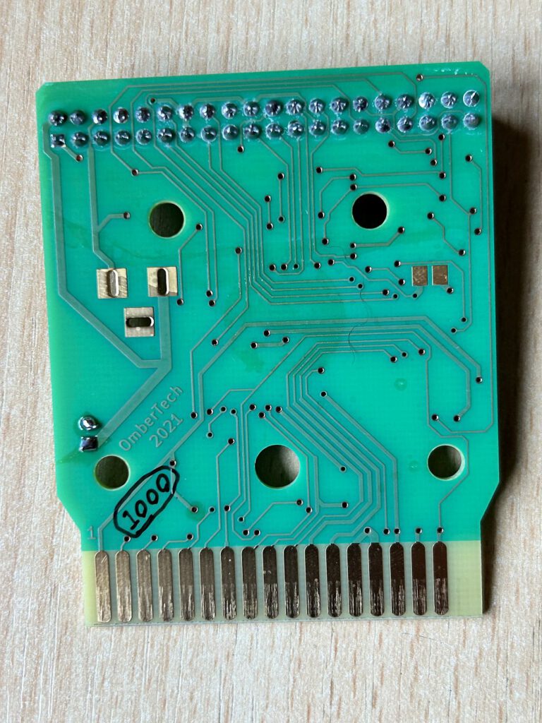 piTrex - Platine Unterseite