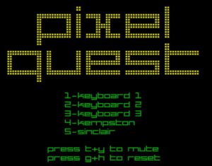 Pixel Quest - Menü