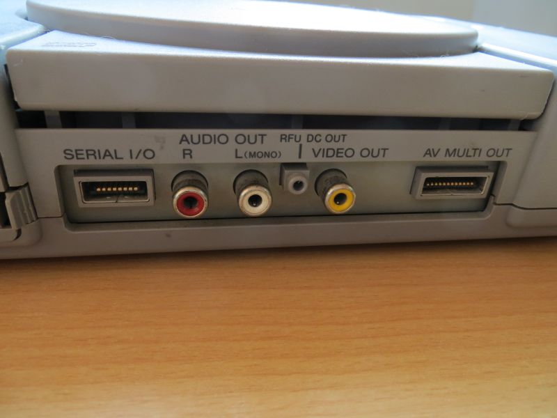 Playstation - Anschlüsse Rückseite