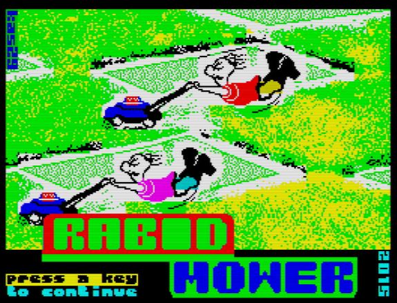 Rabid Mower [Sinclair ZX Spectrum]
