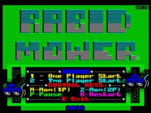 Rabid Mower - Menü