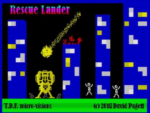 Rescue Lander [Retro: Sinclair ZX Spectrum]