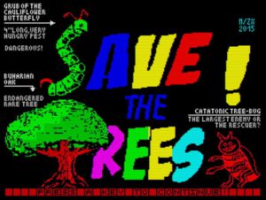 Save The Trees - Ladescreen