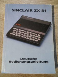 Sinclair ZX81 - Deutsche Bedienungsanleitung