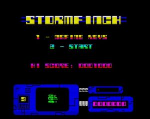 Stormfinch - Menü