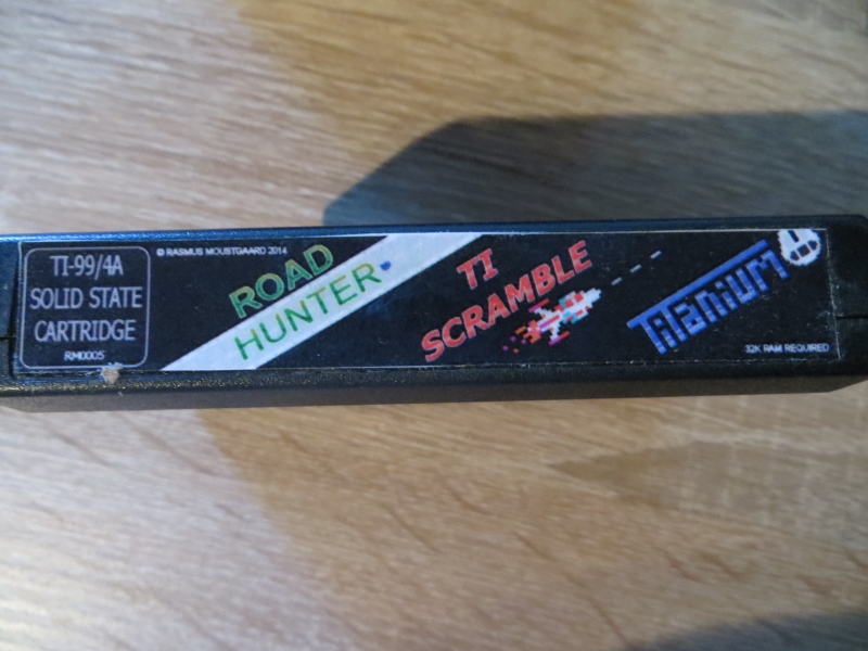 TI Cartridge - 3 in 1 Rasmus Scrolling Games