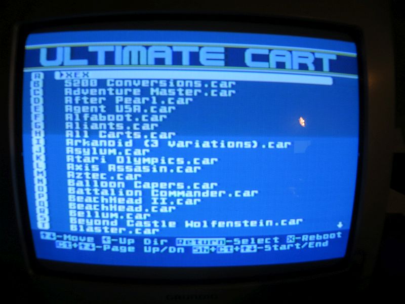Ultimate Cart - Menü