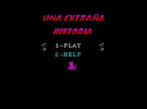 Una Extrana Historia - Menü