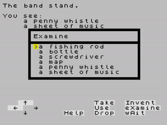 Weird Island Adventure - Dialog EXAMINE