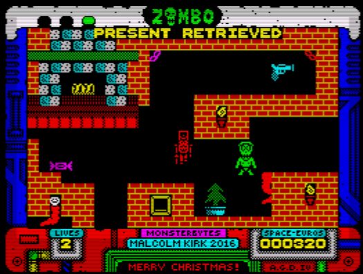 Zombo's Christmas Capers - Screen